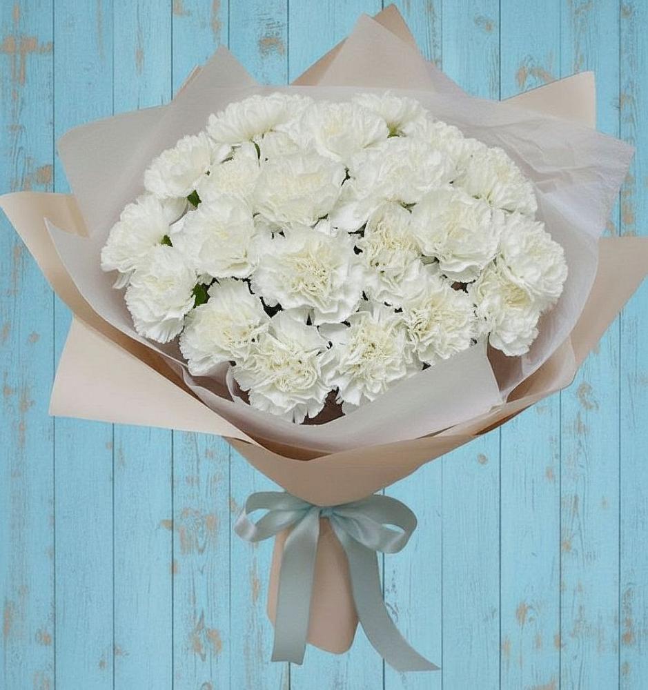 Букет цветов из: Гвоздики в Поселок дома отдыха Успенское