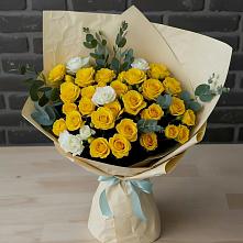 Букет цветов из:  Розы #REPLACE_PRED# Поселок дома отдыха Успенское