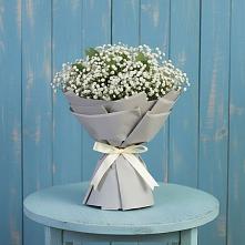 Букет цветов из:  Гипсофила в Поселок дома отдыха Успенское