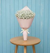 Букет цветов из:  Гипсофила в Поселок дома отдыха Успенское