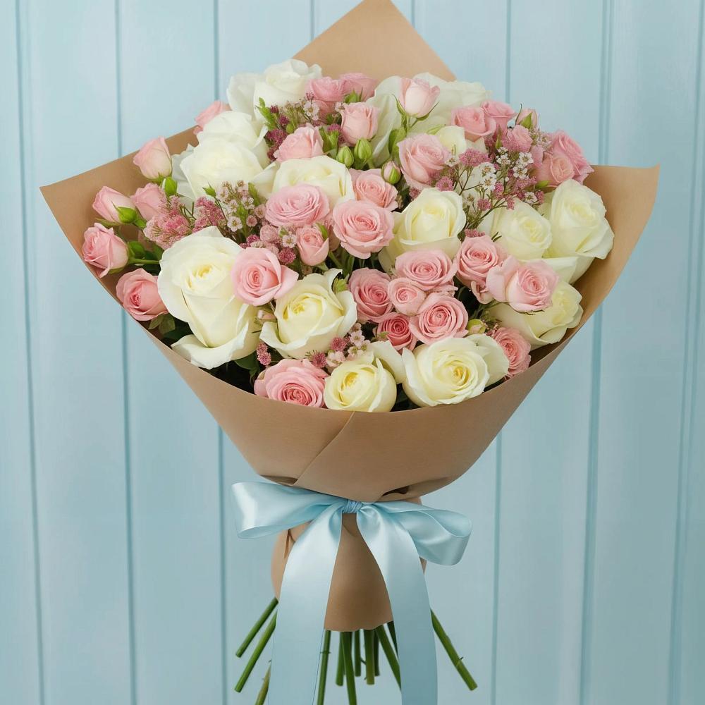 Букет цветов из: Розы в Поселок дома отдыха Успенское