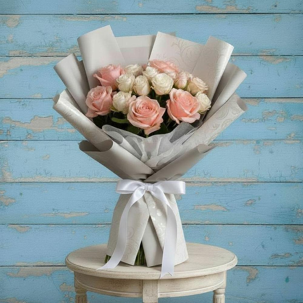 Букет цветов из: Розы в Поселок дома отдыха Успенское