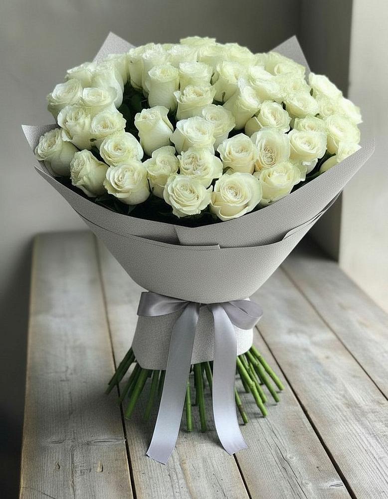 Букет 35 Белых роз в Поселок дома отдыха Успенское