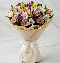 Букет цветов из:  Альстромерии в Поселок дома отдыха Успенское