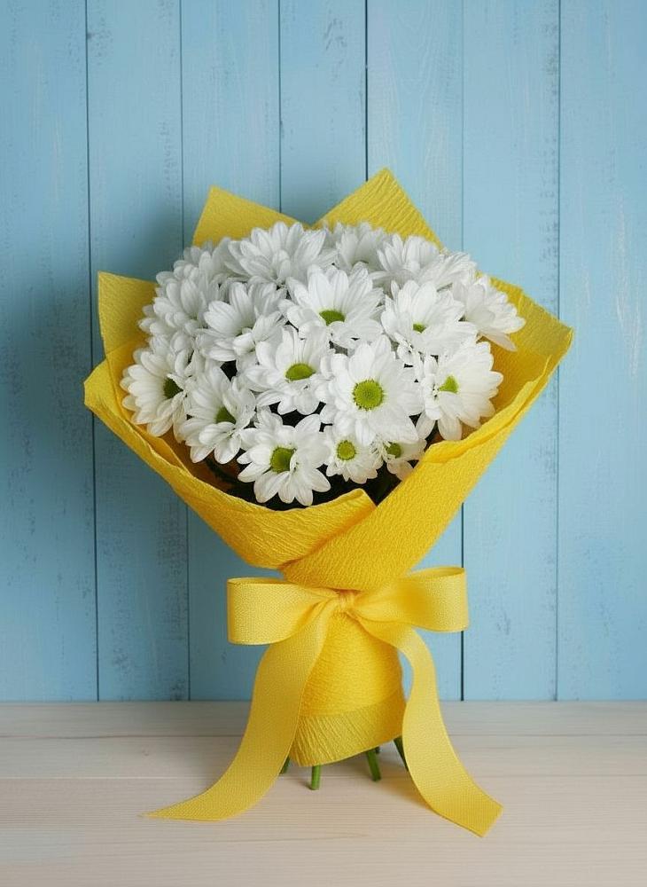 Букет цветов из: Хризантемы в Поселок дома отдыха Успенское