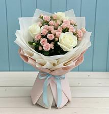 Букет цветов из:  Розы в Поселок дома отдыха Успенское
