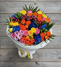 Букет цветов из:  Розы и Хризантемы в Поселок дома отдыха Успенское