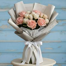Букет цветов из:  Розы в Поселок дома отдыха Успенское