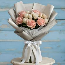 Букет цветов из:  Розы в Поселок дома отдыха Успенское