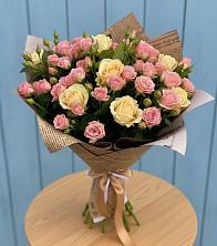 Букет цветов из:  Розы в Поселок дома отдыха Успенское