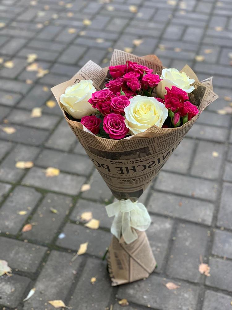 Букет цветов из: Розы в Поселок дома отдыха Успенское