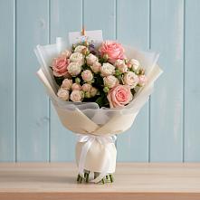 Букет цветов из:  Розы в Поселок дома отдыха Успенское